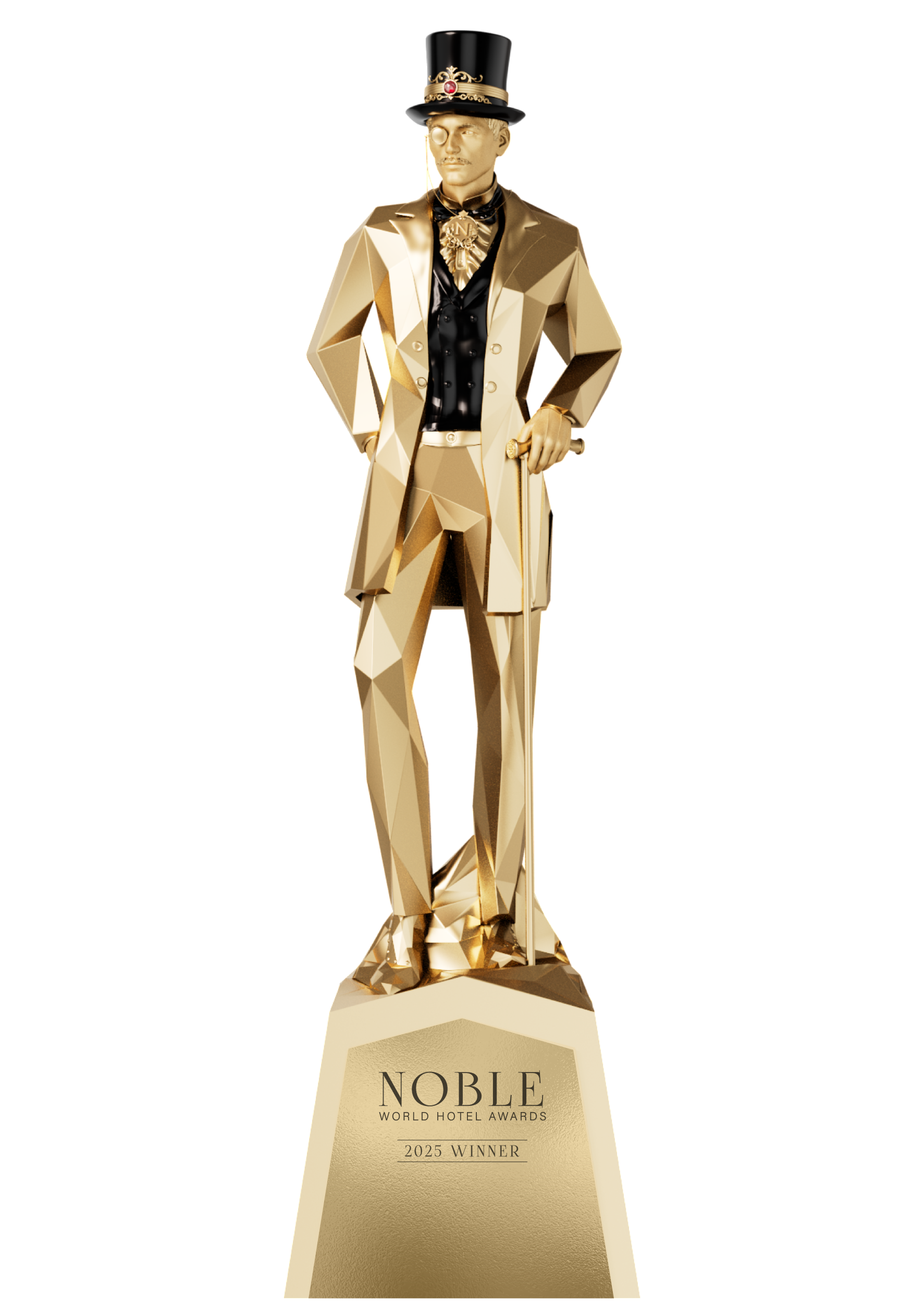2024 Noble Hotel Winner Statuettes, MUSE Trophy